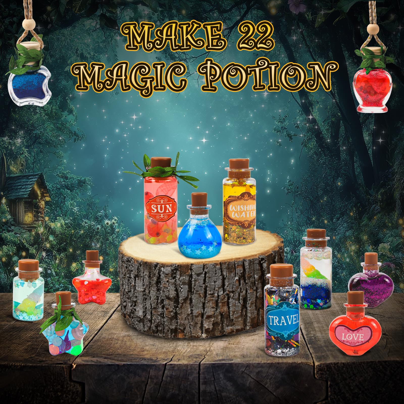 Rhybor Potion wand and supplies enable kids to craft unique mixtures