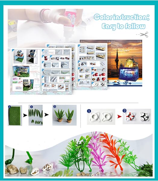 RHZN miniature house kit gift idea for craft lovers