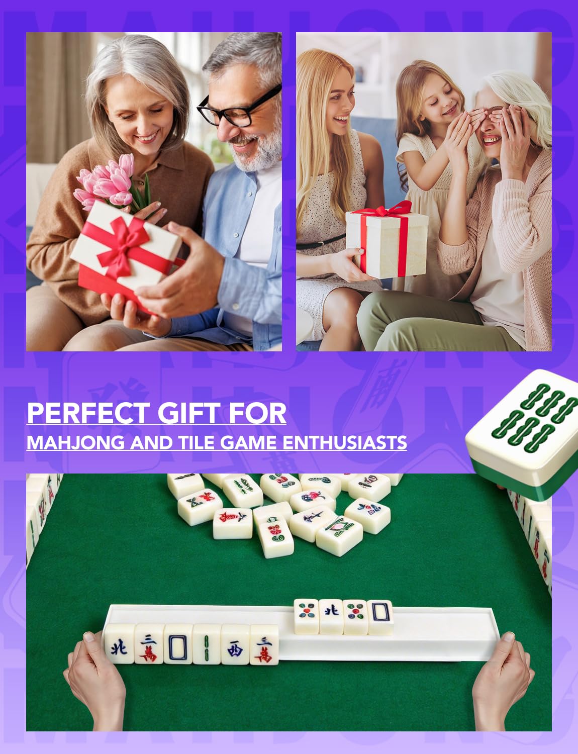 Riamch mahjong racks pair well with casual clubs and family gatherings