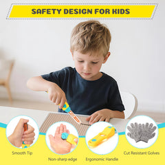 RIANEAN Cardboard Cutter Tools Kit hole punches for neat windows