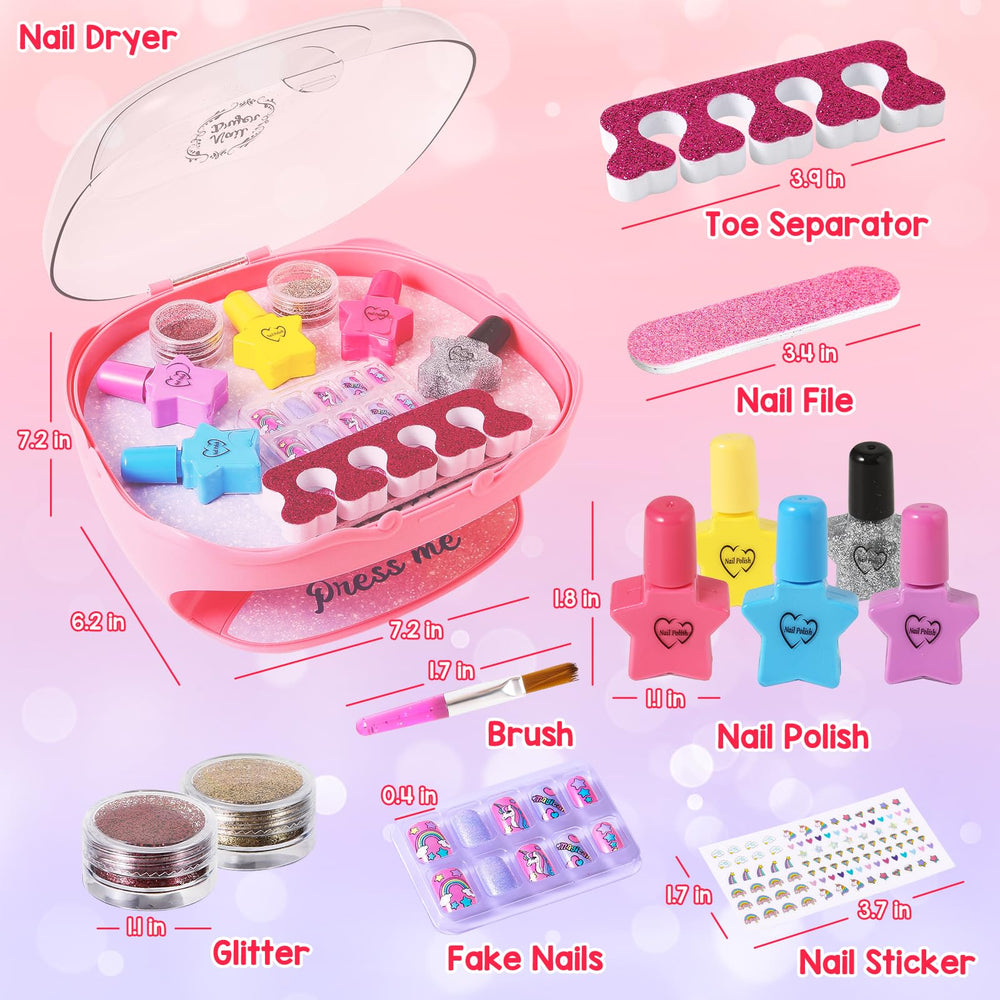 RIANEAN nail file and brush set for precise shaping