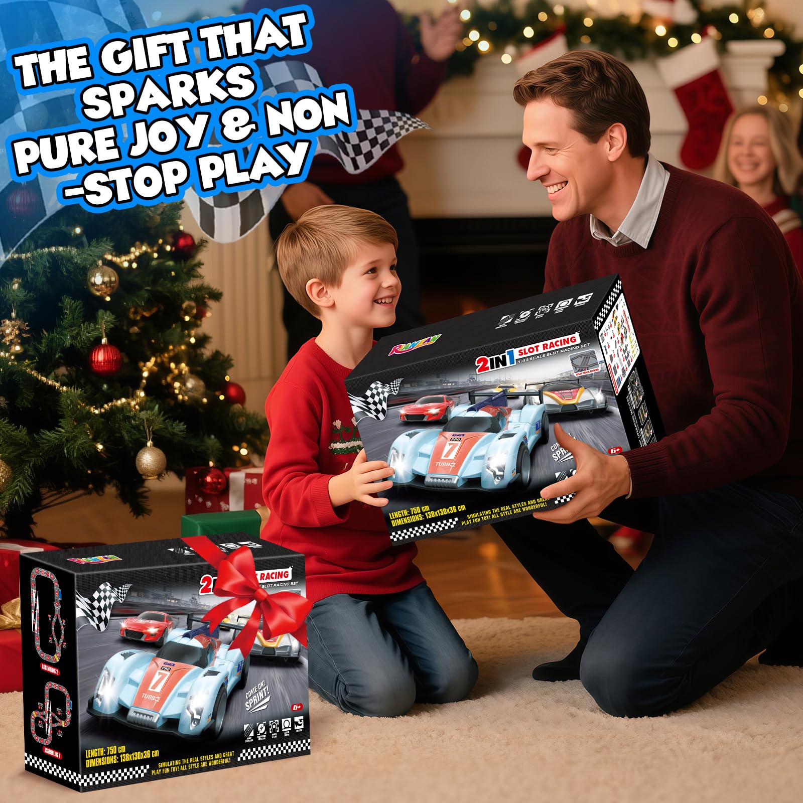 RIANEAN slot track lap counter supports progress tracking and friendly competition.