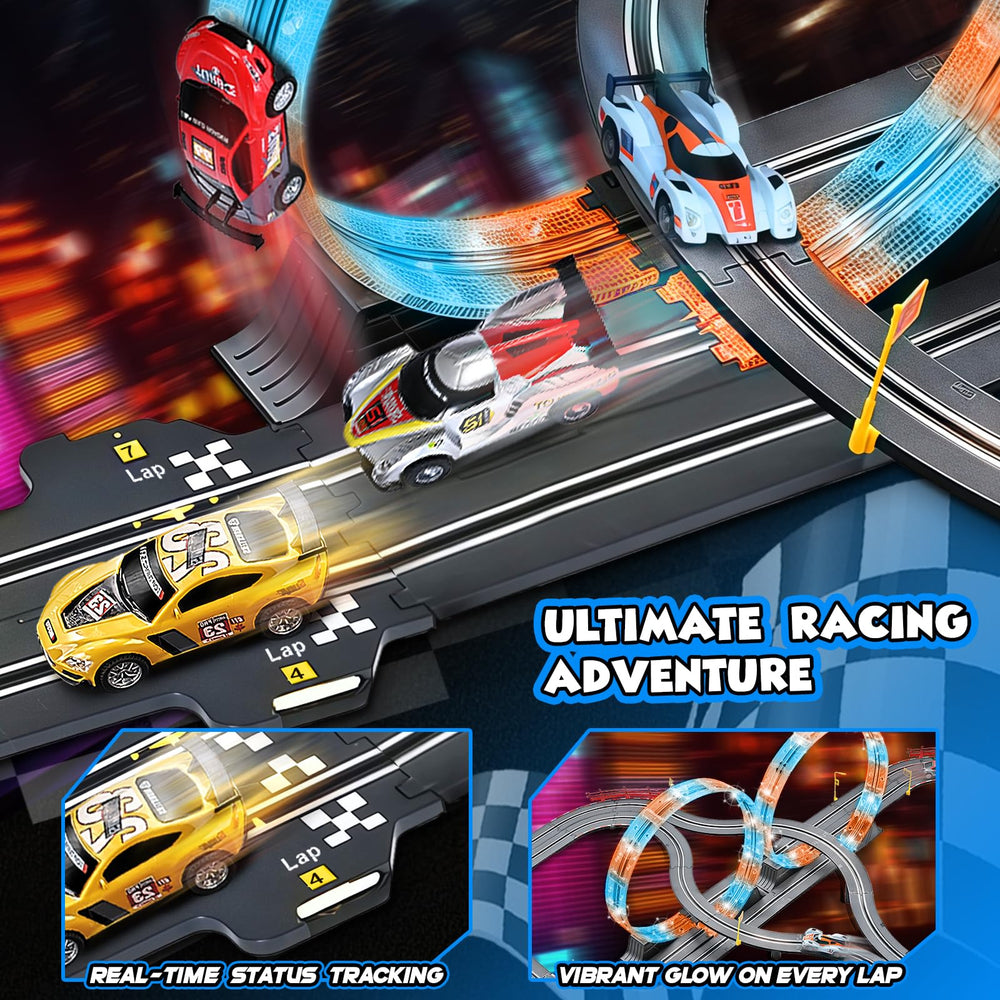 RIANEAN slot track magnetic stability keeps cars on track during turns.