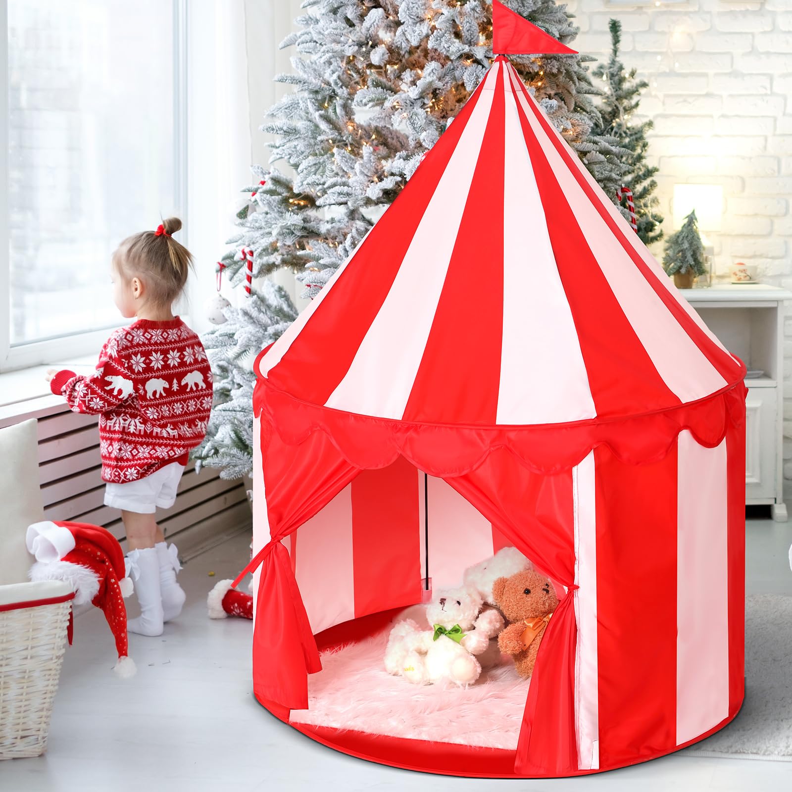 Ribbonlic large play area inspires pretend circus games