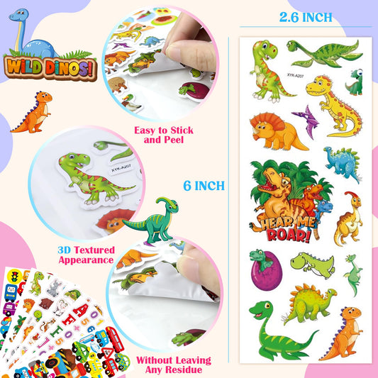 Riccioofy 3D foam stickers showcase tactile textures for imaginative play