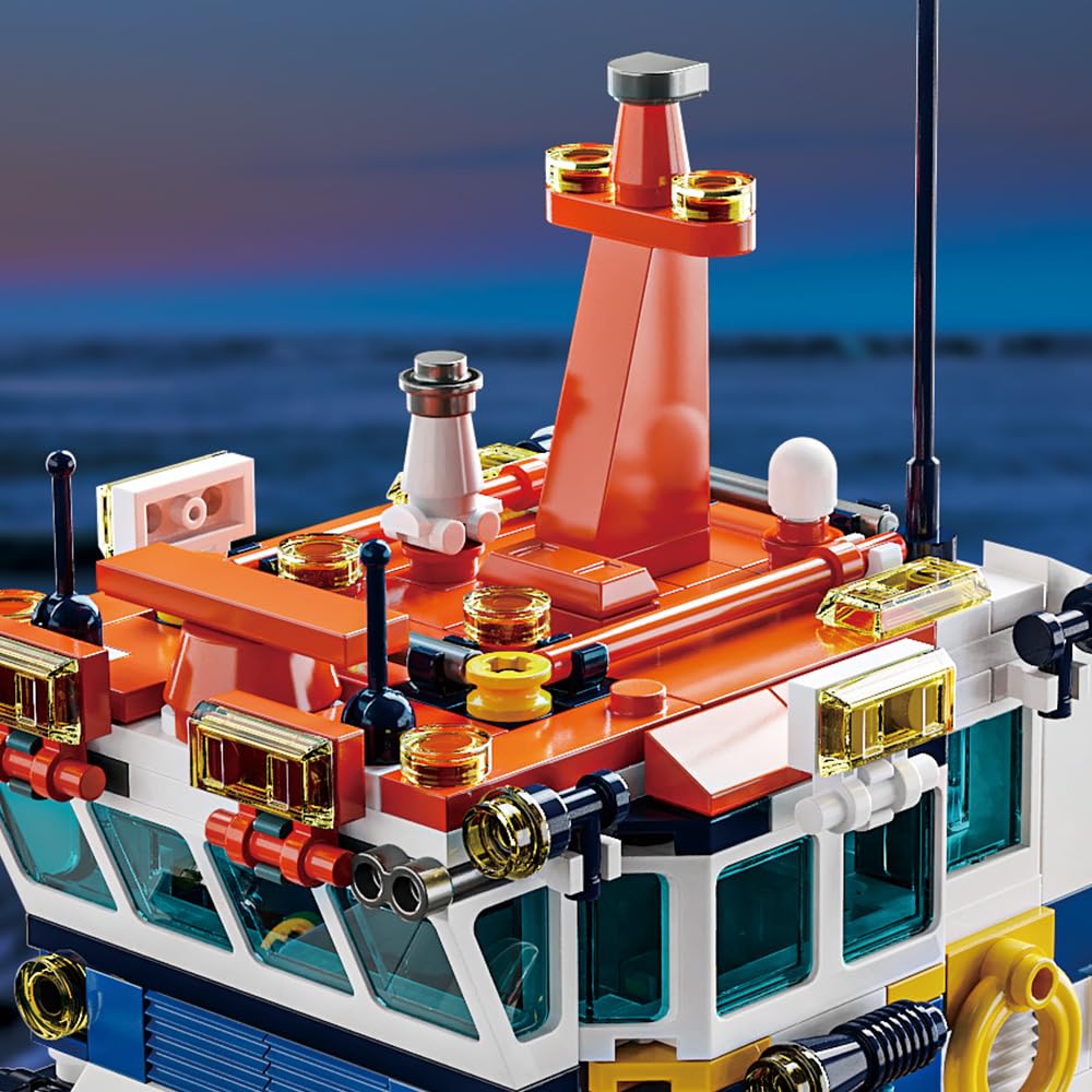 RiceBlock Floating Ship demonstrates buoyant play and interactive mission setups.