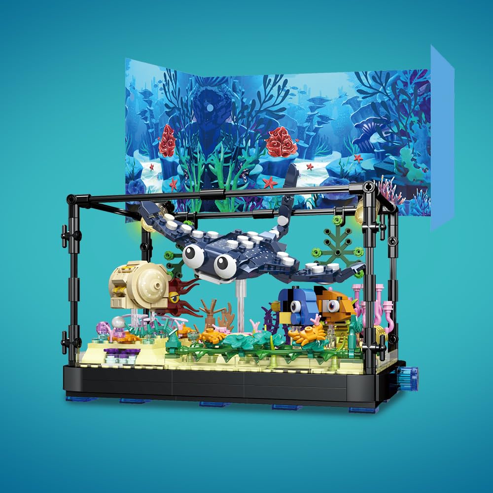 RiceBlock Ocean Diorama clownfish brings vibrant color for storytelling and engagement