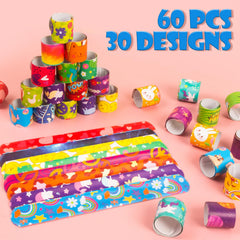 RICEDUO slap bracelets dinosaurs design, engaging party favors for children