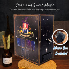 RICFURPET Mira LED lights illuminate the miniature scene with a soft glow.