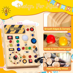 RichBoy busy board travel size suitable for car rides and flights