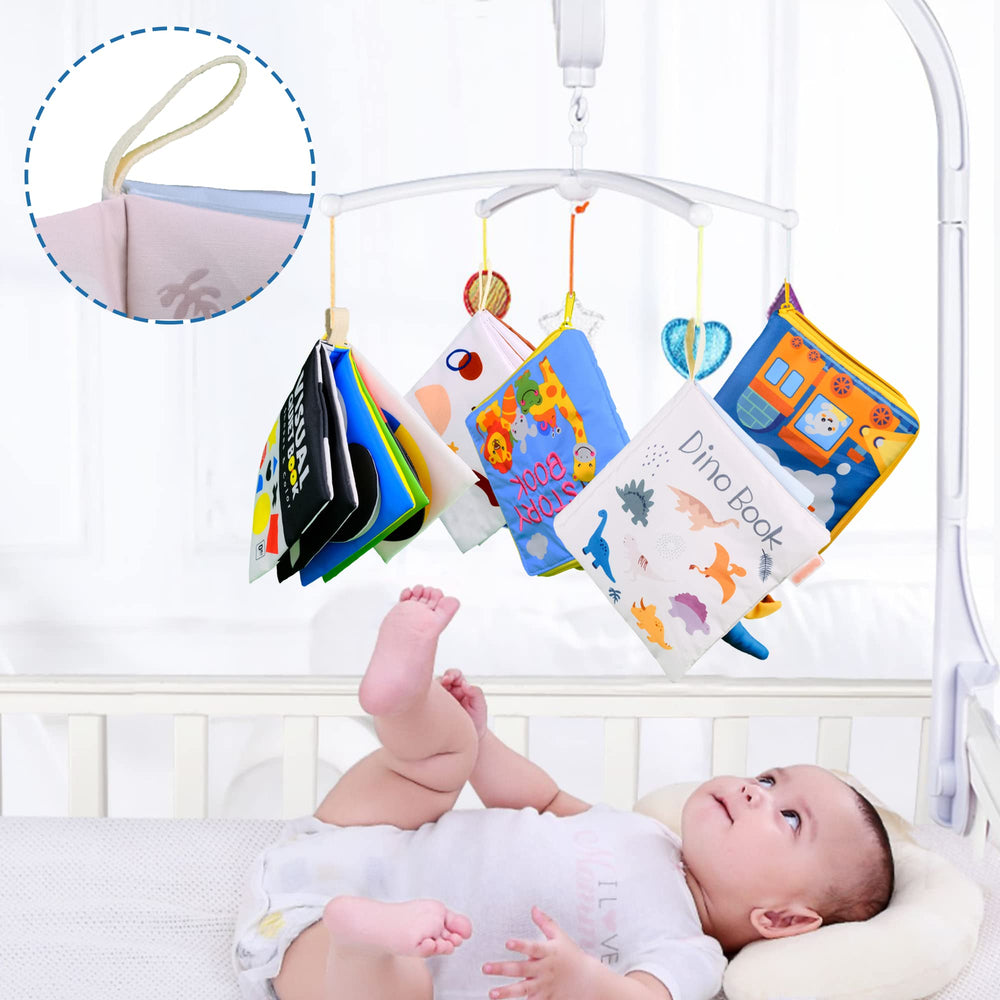 Richgv fabric ring attachment secures toy to stroller or car seat