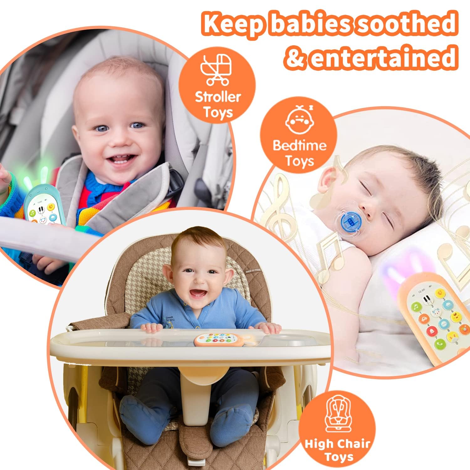 Richgv baby phone enters power-saving-mode to extend play without frequent battery changes.