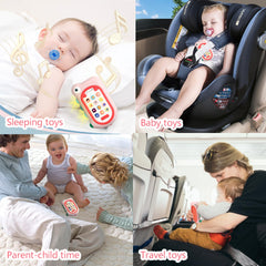 Richgv dinosaur baby phone travel compact supports on the go playtime