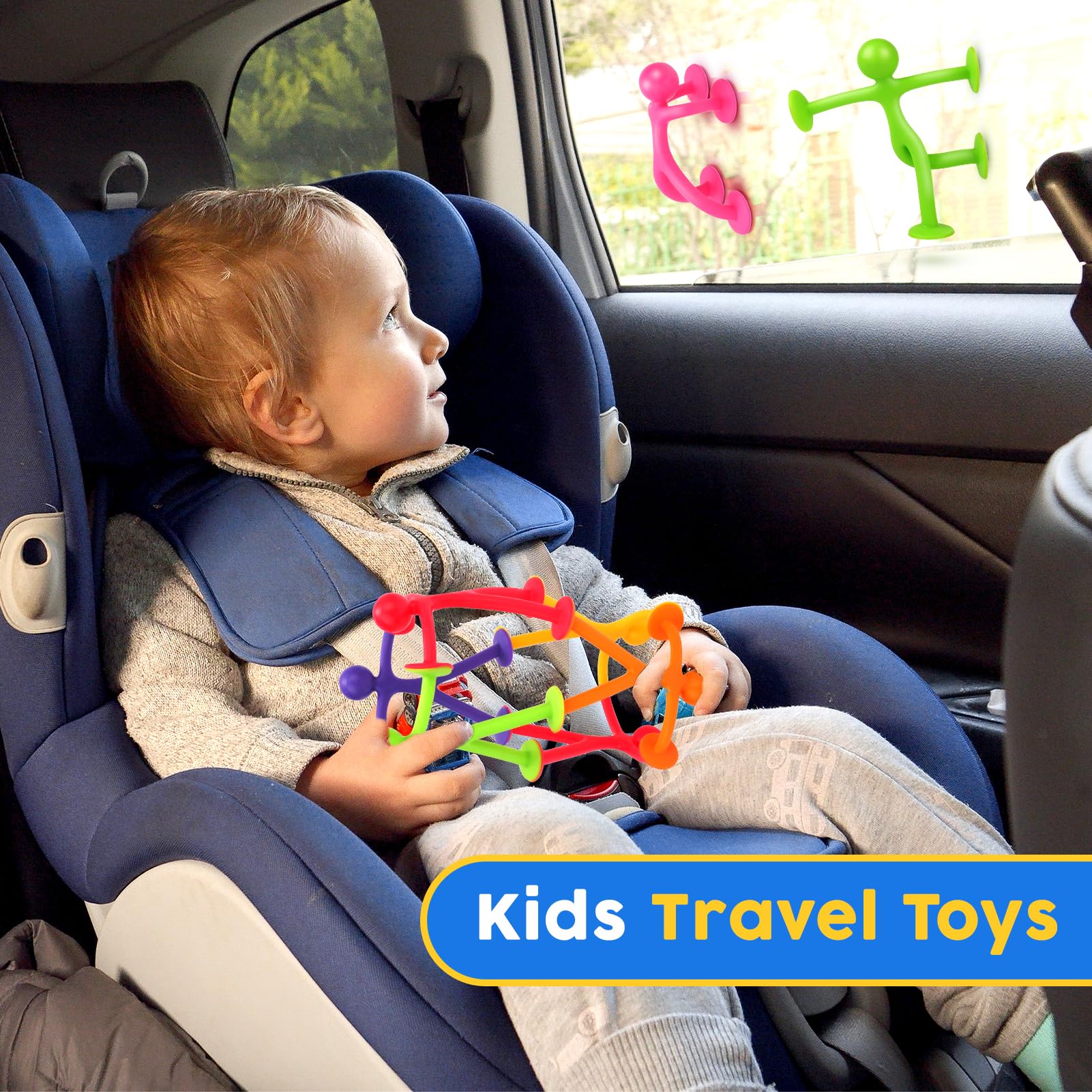 Richtim Suction Cup toy travel-compact design keeps kids entertained on trips