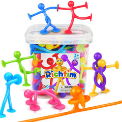 Richtim Suction Cup People Toys collection shows versatile sensory play for kids