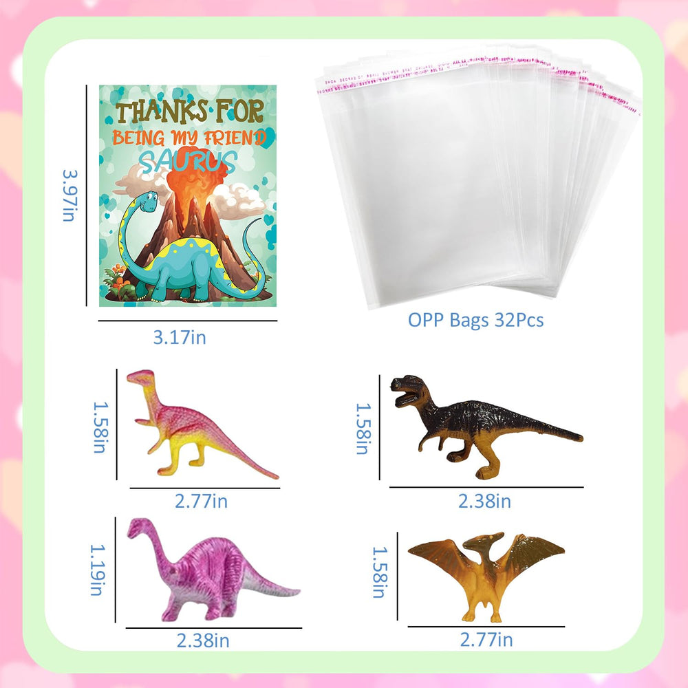 Ricluck 16 dinosaur styles offer variety for classroom exchanges.