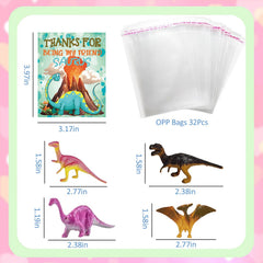 Ricluck 16 dinosaur styles offer variety for classroom exchanges.