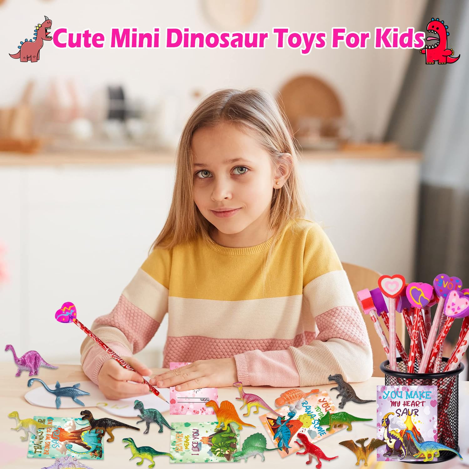 Ricluck dinosaur card patterns promote playful social interaction.