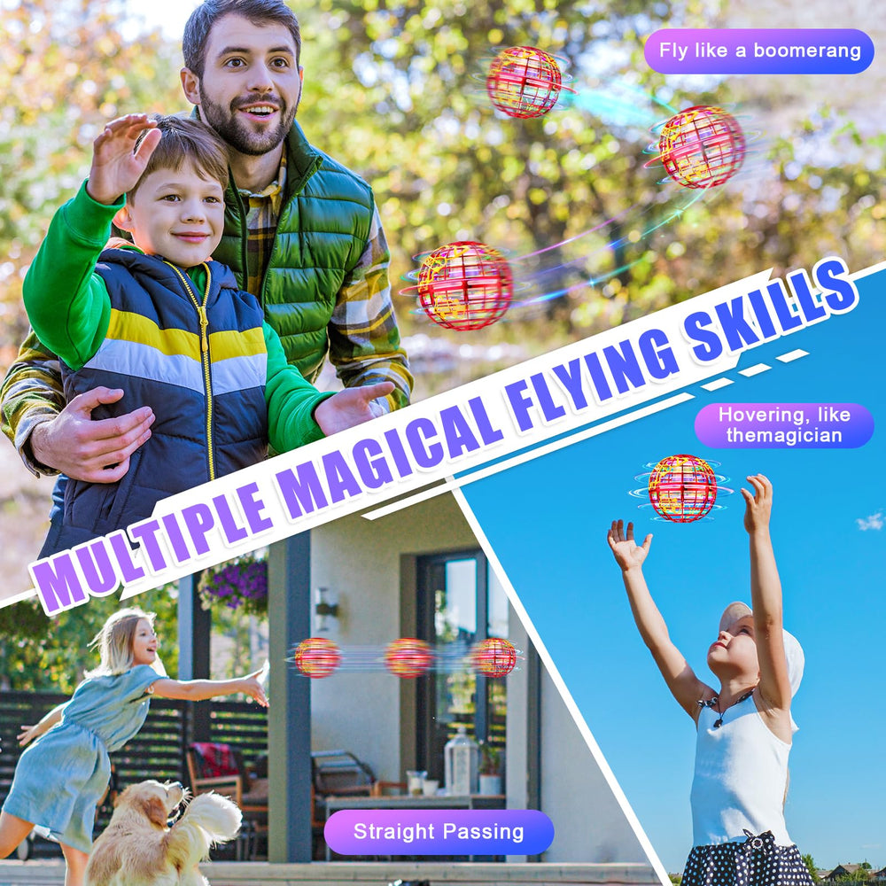 RIEYON Flying Orb Ball used indoors and outdoors for versatile fun