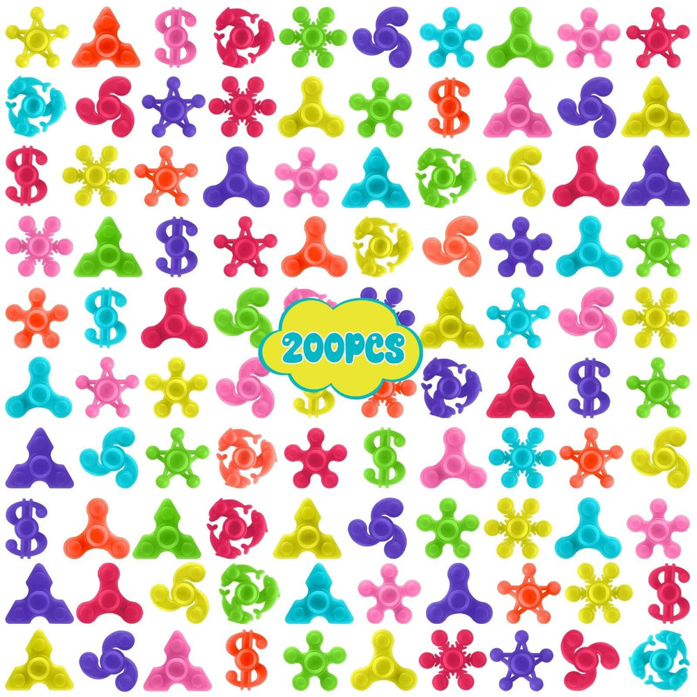 Riferg bulk mini fidget spinners in a colorful pack for quick stress relief.