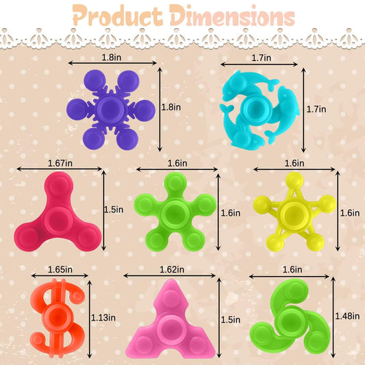 Riferg colored mini spinners variety for engaging sensory play and focus.