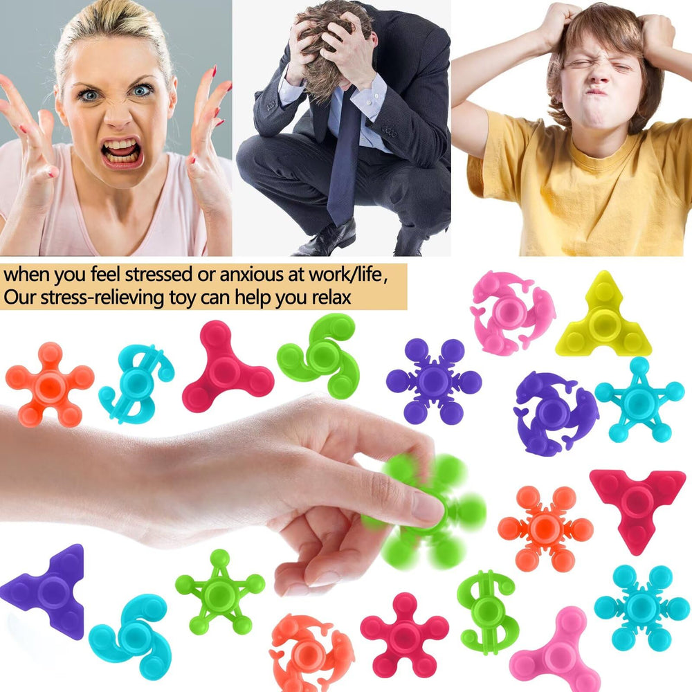 Riferg fidget spinner in use supporting hand eye coordination and calm focus.