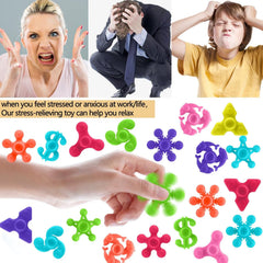 Riferg fidget spinner in use supporting hand eye coordination and calm focus.