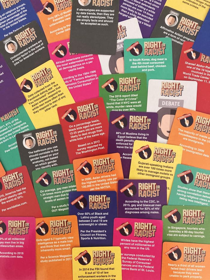 Right Or Racist Volume 2 character cards create dynamic turns.