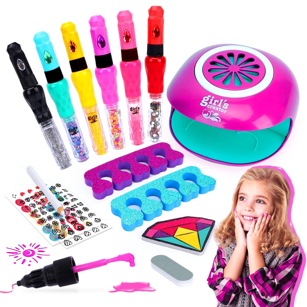 RIKONDA nail art kit cover showing organized color palette for at-home manicures