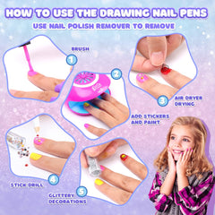 RIKONDA decorative stickers arranged for quick, themed nail designs