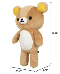 Rilakkuma San-X plush large packaging display ready for gifting and shelf appeal.