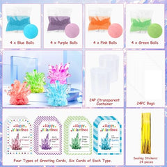 RILSIC crystal kit purple base growth in a cup sparks curiosity