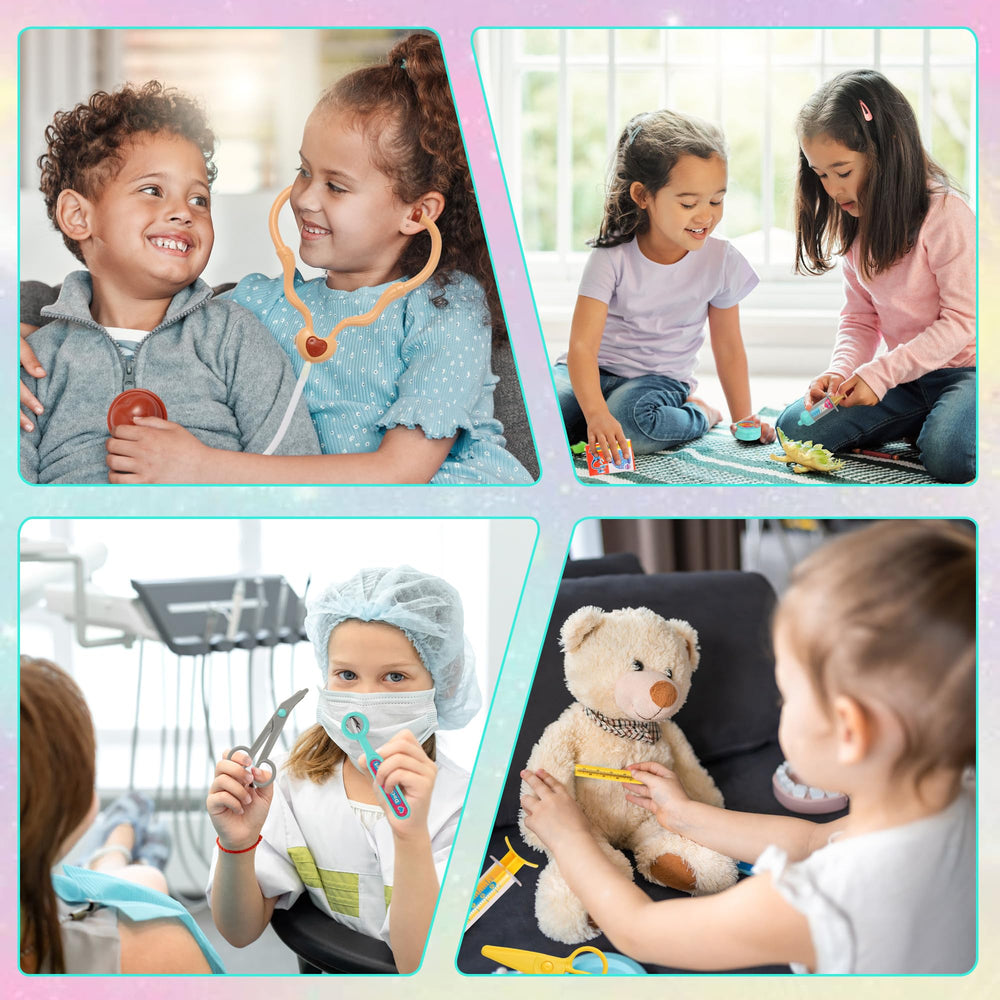 RILUKICH doctor kit syringe invites pretend careful medical exams for children