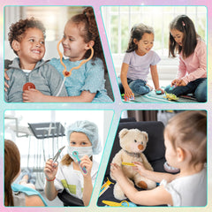 RILUKICH doctor kit syringe invites pretend careful medical exams for children