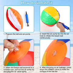 Rindion beach party decoration gifts featuring rainbow balls