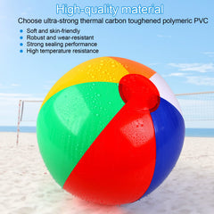 Rindion inflatable beach ball as a pool toy for water games and fun
