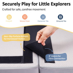 Rinnebbit semi-hills foam blocks for gentle slopes and exploration