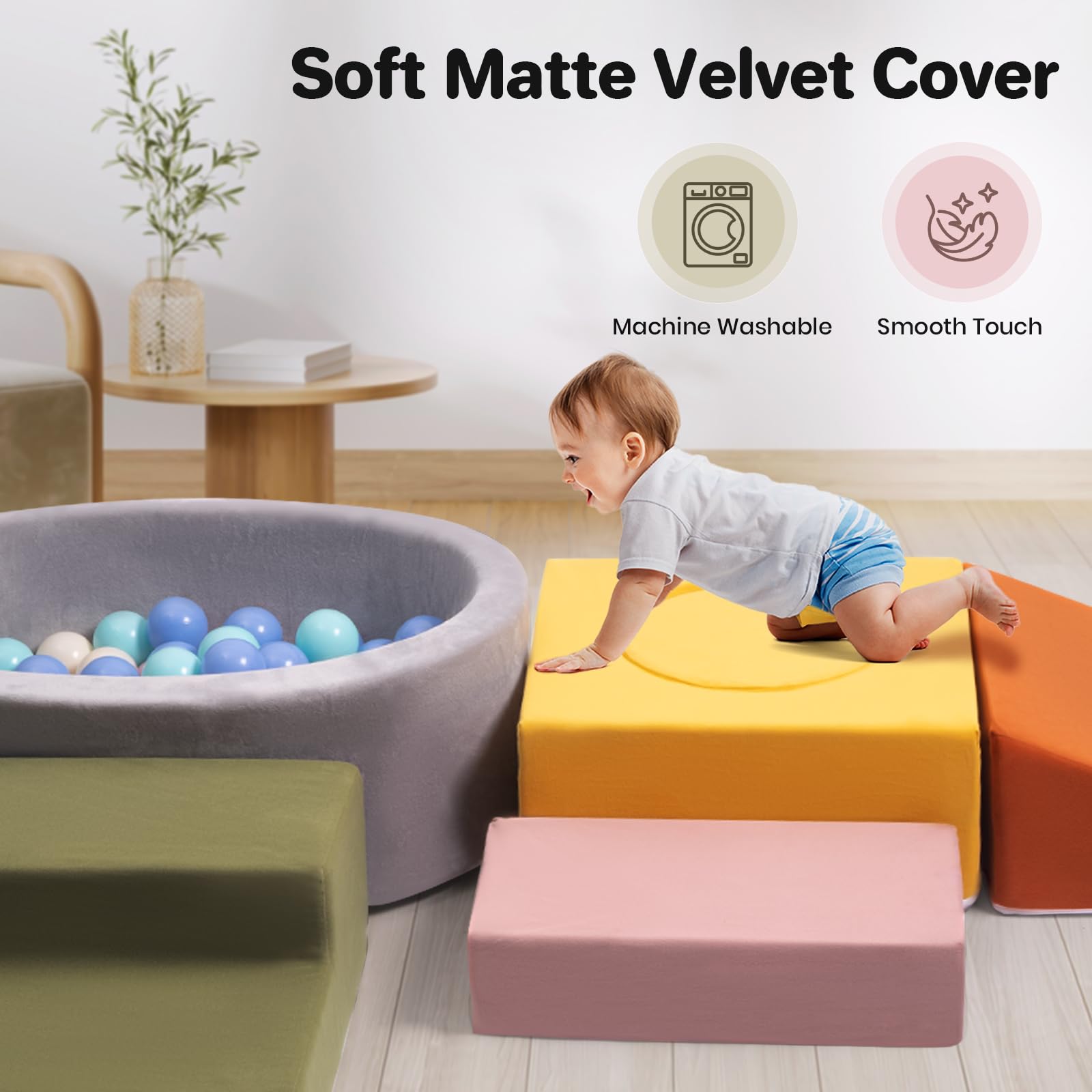 Rinnebbit rectangular block offers versatile setups for active play