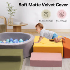 Rinnebbit rectangular block offers versatile setups for active play