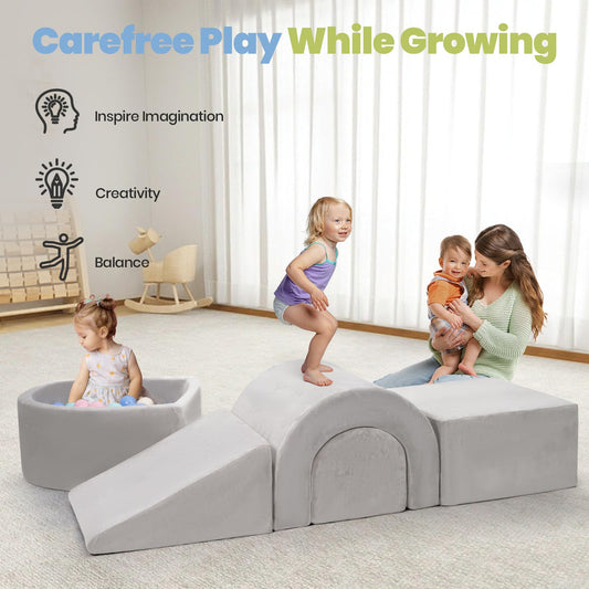 Rinnebbit foam wedge invites climbing with stable support