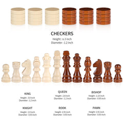 Rinten family playing chess and checkers for indoor or outdoor fun