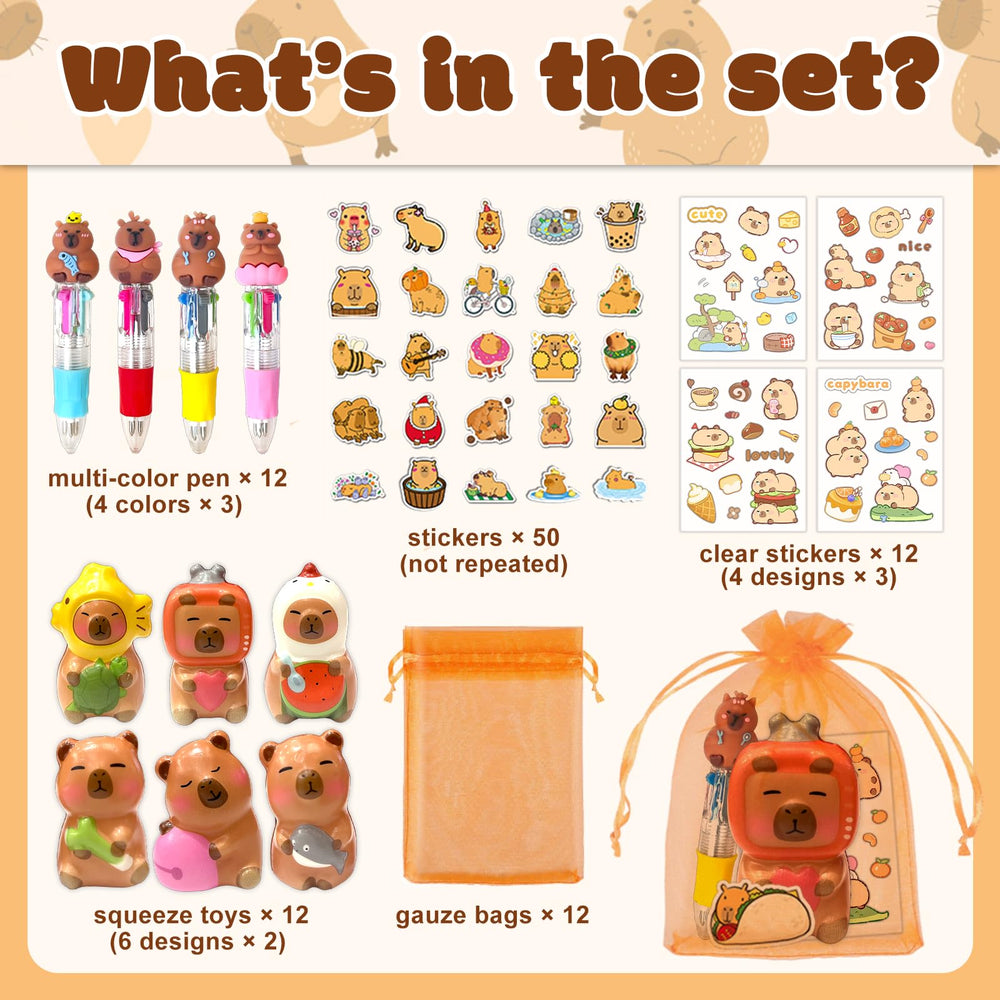 Rinziigo Capybara organza bags handy for gift packaging and party loot.