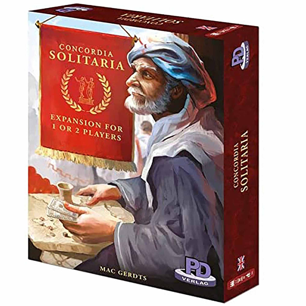 Rio Grande Games Concordia Solitaria expansion setup for solo play