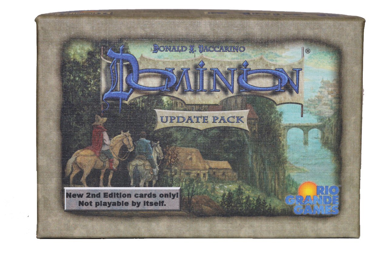 Rio Grande Games Dominion 2nd Edition update cards artwork enhances visual appeal and gameplay variety