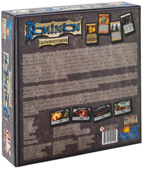 Rio Grande Games Dominion Adventures 400 cards spread for strategic decisions and replayability.