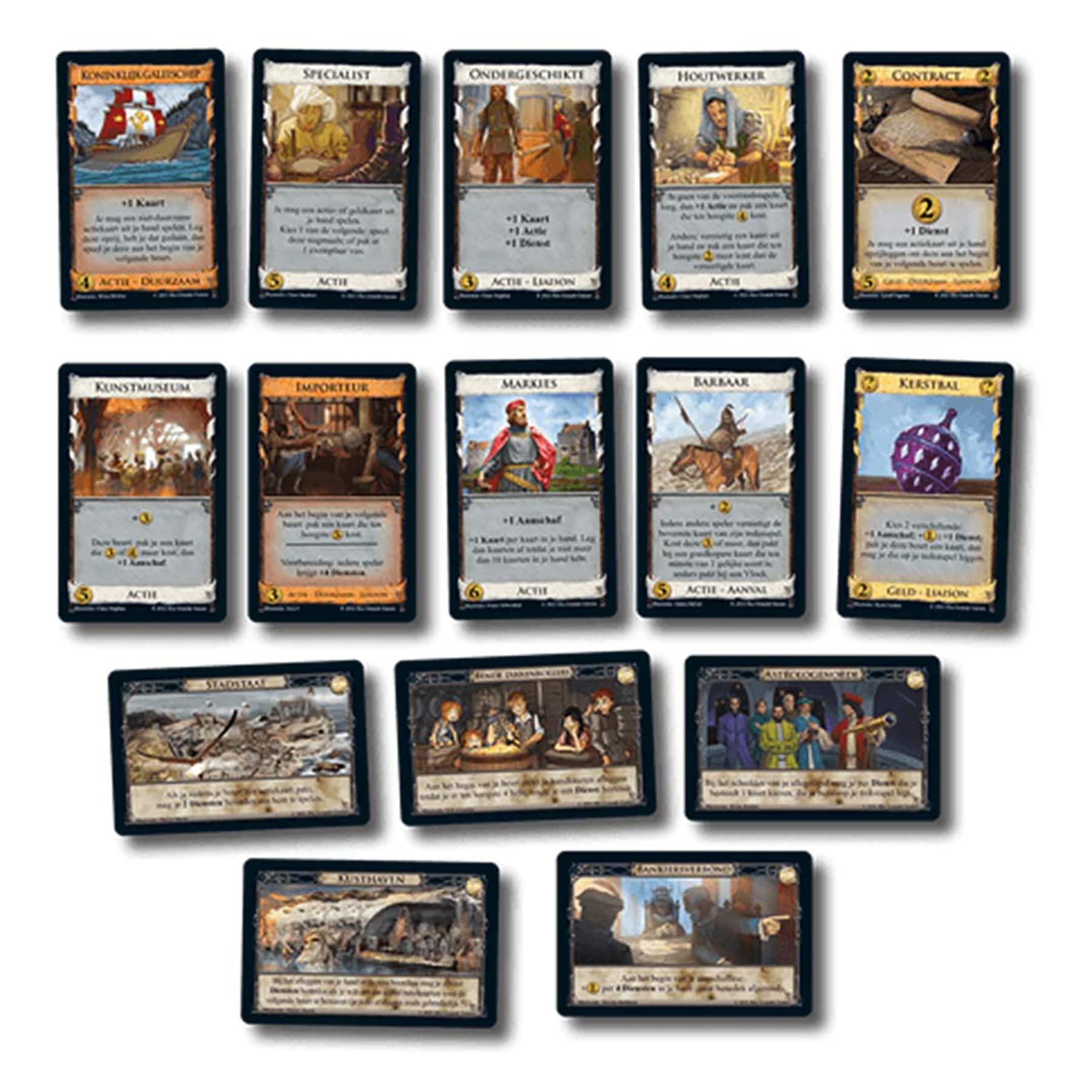 Rio Grande Games Dominion Allies setup board with factions and tokens for quick warmups