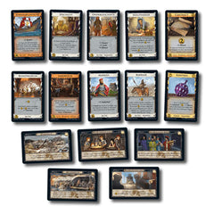 Rio Grande Games Dominion Allies setup board with factions and tokens for quick warmups