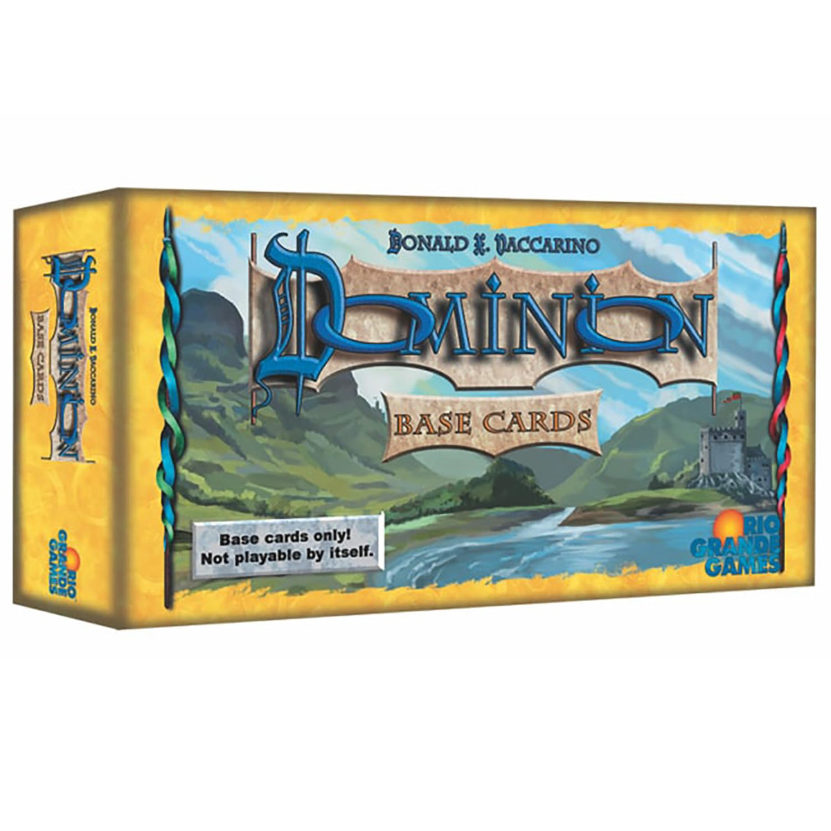 Rio Grande Games Dominion Base Cards Set box with new artwork for easy replacement
