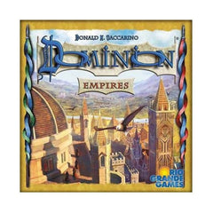 Rio Grande Games Dominion Empires Game box art showcases an imperial theme for quick, strategic play.