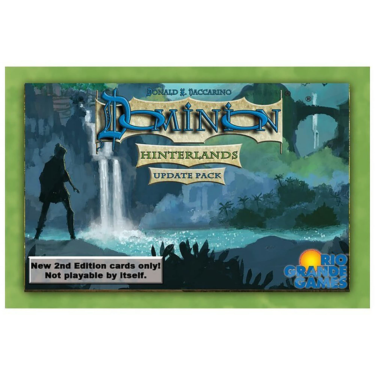 Rio Grande Games Dominion Hinterlands 2nd Edition update pack cards with refreshed artwork for streamlined play